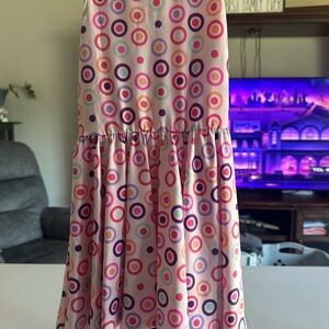 Colorful Circle Patterned Skirt